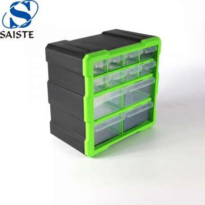 Factory direct price 12 drawers multifunctional high quality plastic parts storage tool box